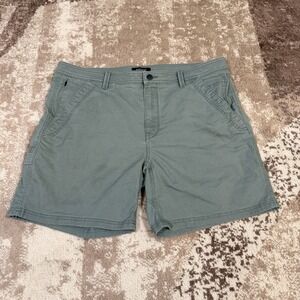 Proof Rover Shorts 38 Green Canvas Stretch Durable Pockets Utility 7" Huckberry